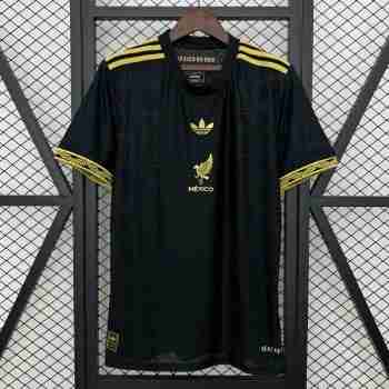 Thailandia Speciale Maglia Calcio Messico 2025 2026 Nero