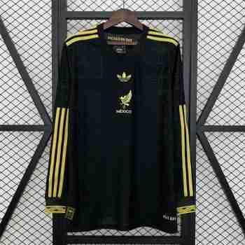 Thailandia Speciale Maglia Calcio Messico Manica Lunga 2025 2026