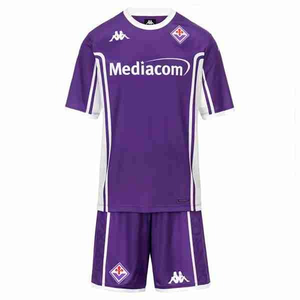 Camiseta Fiorentina 1ª Niño 2025-2026 Maglia Calcio ACF Fiorentina Set Bambino Prima 2025 2026