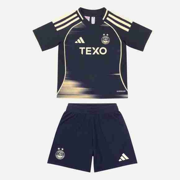 Camiseta Aberdeen 2ª Niño 2025-2026 Maglia Calcio Aberdeen Set Bambino Away 2025 2026