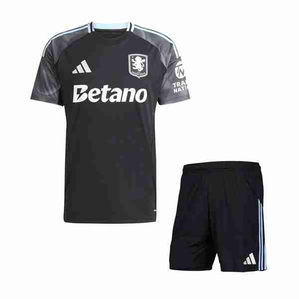 Camiseta Aston Villa 2ª Niño 2025-2026 Maglia Calcio Aston Villa Set Bambino Away 2025 2026