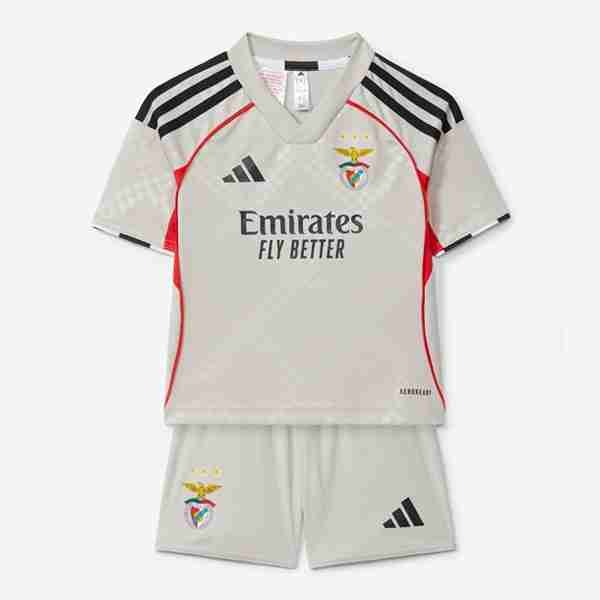 Camiseta Benfica 2ª Niño 2025-2026 Maglia Calcio Benfica Set Bambino Away 2025 2026