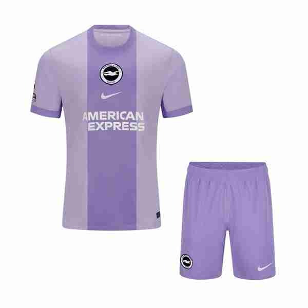 Camiseta Brighton & Hove Albion 2ª Niño 2025-2026 Maglia Calcio Brighton Set Bambino Away 2025 2026