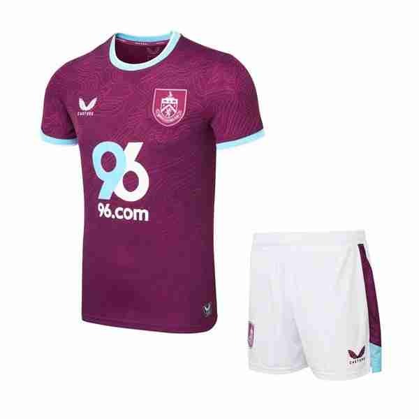 Camiseta Burnley FC 1ª Niño 2025-2026 Maglia Calcio Burnley FC Set Bambino Prima 2025 2026