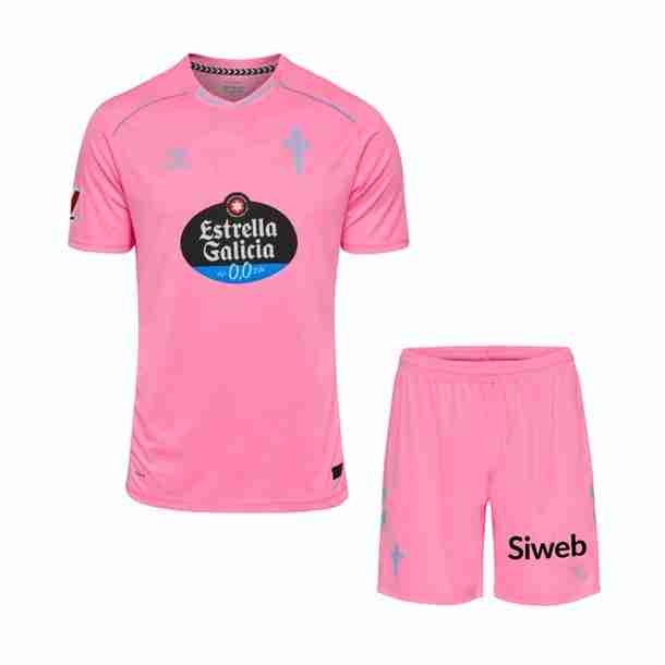 Camiseta Celta de Vigo 3ª Niño 2025-2026 Maglia Calcio Celta de Vigo Set Bambino Terza 2025 2026