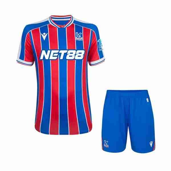 Camiseta Crystal Palace 1ª Niño 2025-2026 Maglia Calcio Crystal Palace Set Bambino Prima 2025 2026
