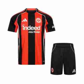 Maglia Calcio Eintracht Frankfurt Set Bambino Prima 2025 2026