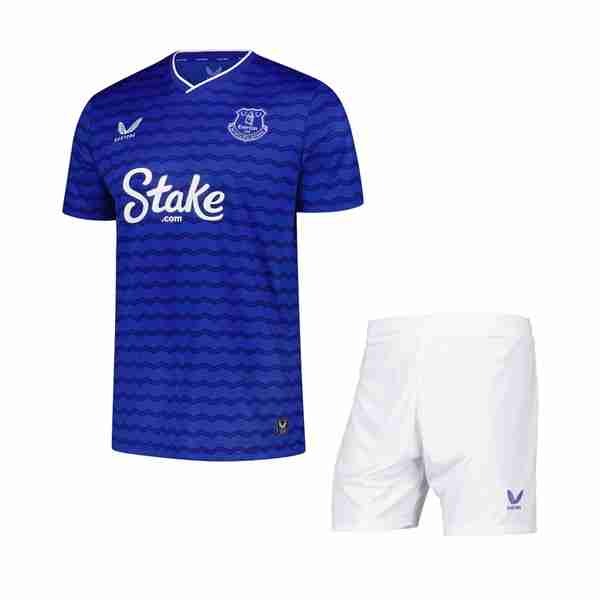 Camiseta Everton 1ª Niño 2025-2026 Maglia Calcio Everton Set Bambino Prima 2025 2026