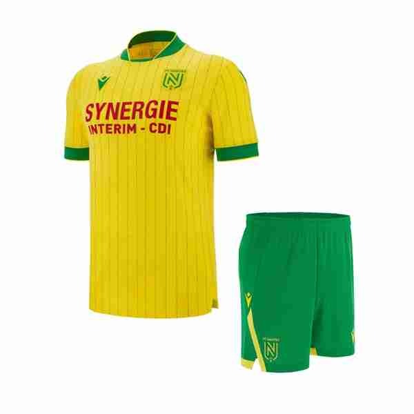 Camiseta FC Nantes 1ª Niño 2025-2026 Maglia Calcio FC Nantes Set Bambino Prima 2025 2026