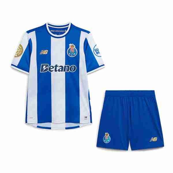 Camiseta Oporto 1ª Niño 2025-2026 Maglia Calcio FC Porto Set Bambino Prima 2025 2026