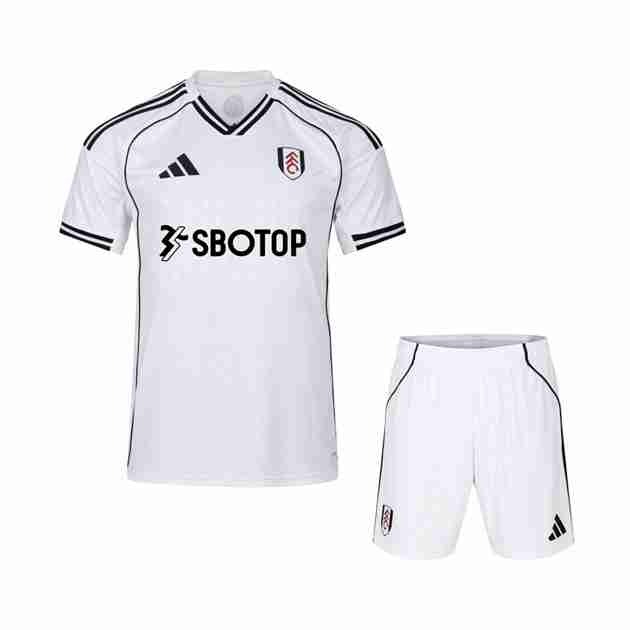 Camiseta Fulham 1ª Niño 2025-2026 Maglia Calcio Fulham Set Bambino Prima 2025 2026
