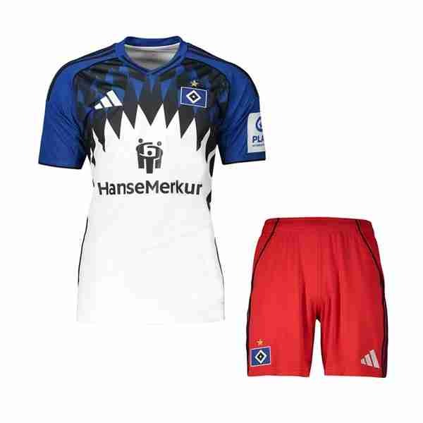 Camiseta Hamburgo S.V 1ª Niño 2025-2026 Maglia Calcio Hamburgo S.V Set Bambino Prima 2025 2026