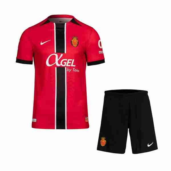 Camiseta RCD Mallorca 1ª Niño 2025-2026 Maglia Calcio RCD Mallorca Set Bambino Prima 2025 2026