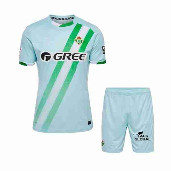 Camiseta Real Betis 2ª Niño 2025-2026 Maglia Calcio Real Betis Set Bambino Away 2025 2026