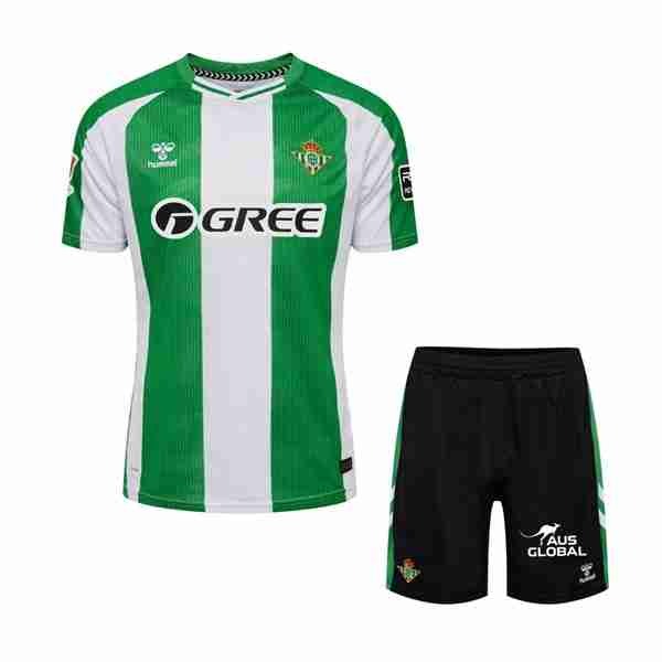 Camiseta Real Betis 1ª Niño 2025-2026 Maglia Calcio Real Betis Set Bambino Prima 2025 2026