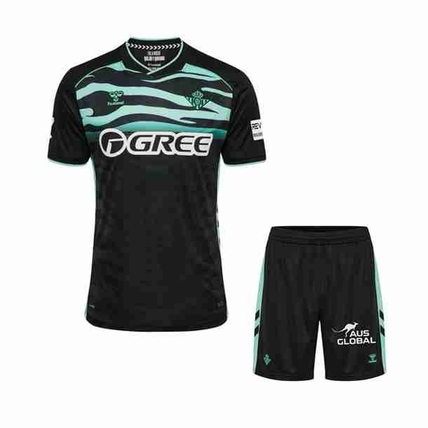 Camiseta Real Betis 3ª Niño 2025-2026 Maglia Calcio Real Betis Set Bambino Terza 2025 2026