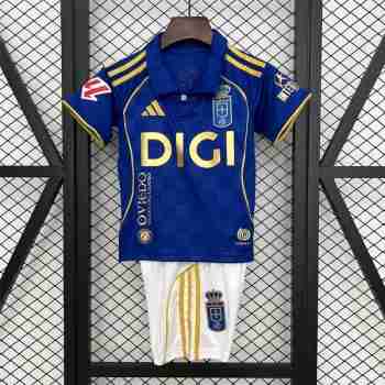 Maglia Calcio Real Oviedo Set Bambino Prima 2025 2026