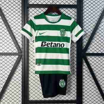 Maglia Calcio Sporting de Lisboa Set Bambino Prima 2025 2026