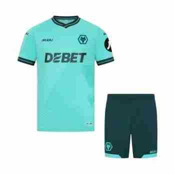 Maglia Calcio Wolves Set Bambino Away 2025 2026