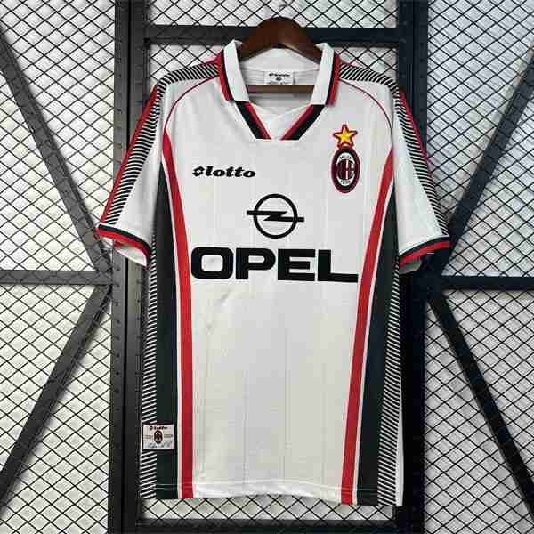 Camiseta AC Milan 2ª Retro 1998-1999 Thailandia Maglia Calcio AC Milan Retro Away 1998 1999