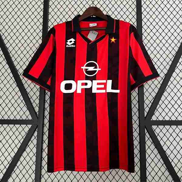 Tailandia Camiseta AC Milan 1ª Retro 1988-1989 Thailandia Maglia Calcio AC Milan Retro Prima 1988 1989