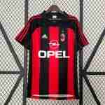 Thailandia Maglia Calcio AC Milan Retro Prima 2000 2002