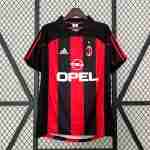 Thailandia Maglia Calcio AC Milan Retro Prima 2001 2002