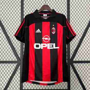 Thailandia Maglia Calcio AC Milan Retro Prima 2001 2002