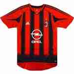 Thailandia Maglia Calcio AC Milan Retro Prima 2004 2005 Rosso