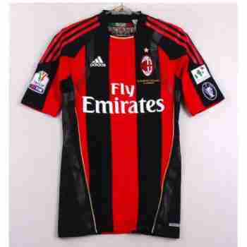 Thailandia Maglia Calcio AC Milan Retro Prima 2010 2011 Rosso