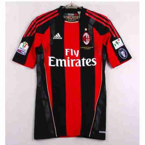 Thailandia Maglia Calcio AC Milan Retro Prima 2010 2011 Rosso Thailandia Maglia Calcio AC Milan Retro Prima 2010 2011 Rosso