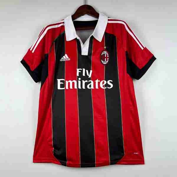 Tailandia Camiseta AC Milan 1ª Retro 2012-2013 Thailandia Maglia Calcio AC Milan Retro Prima 2012 2013