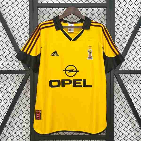 Tailandia Camiseta AC Milan 2ª Retro 1999-2000 Thailandia Maglia Calcio AC Milan Retro Quarta 1999 2000