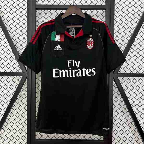 Tailandia Camiseta AC Milan 2ª Retro 2012 2013 Thailandia Maglia Calcio AC Milan Retro Terza 2012 2013