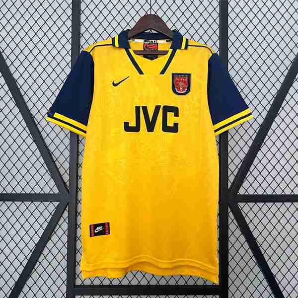Tailandia Camiseta Arsenal 2ª Retro 1996 1997 Thailandia Maglia Calcio Arsenal Retro Away 1996 1997