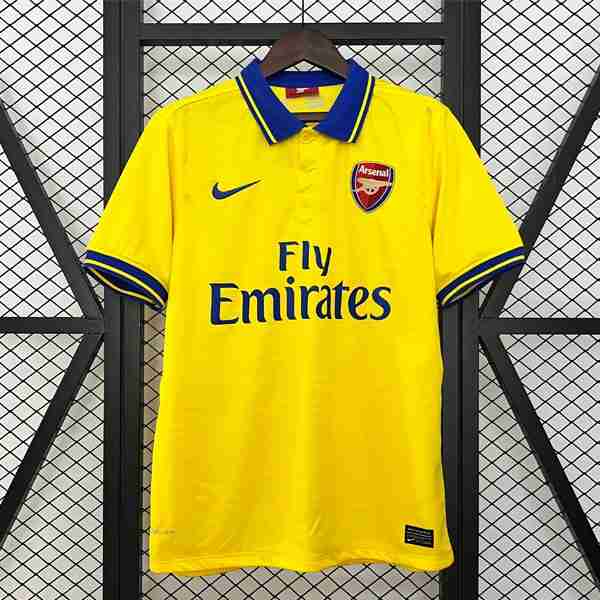 Tailandia Camiseta Arsenal 2ª Retro 2013 2014 Thailandia Maglia Calcio Arsenal Retro Away 2013 2014