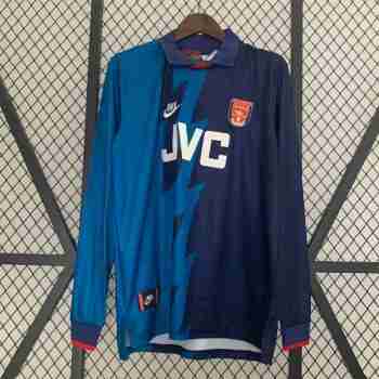 Thailandia Maglia Calcio Arsenal Retro Away Manica Lunga 1995 1996