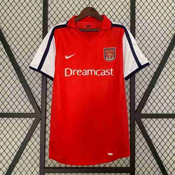 Tailandia Camiseta Arsenal 1ª Retro 2001 2002 Thailandia Maglia Calcio Arsenal Retro Prima 2001 2002