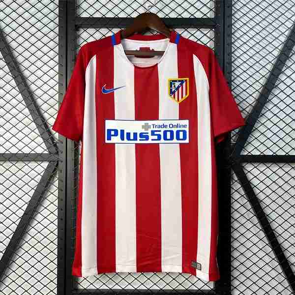 Camiseta Atletico Madrid 1ª Retro 2016-2017 Thailandia Maglia Calcio Atletico Madrid Retro Prima 2016 2017