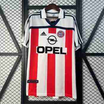 Thailandia Maglia Calcio Bayern Monaco Retro Away 2000 2002