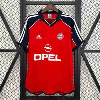 Thailandia Maglia Calcio Bayern Monaco Retro Prima 2000 2001