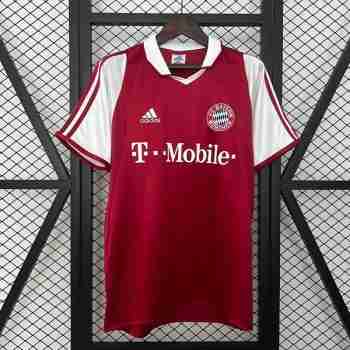 Thailandia Maglia Calcio Bayern Monaco Retro Prima 2003 2004