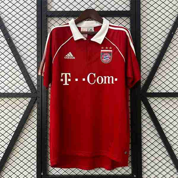 Tailandia Camiseta Bayern 1ª Retro 2005-2006 Thailandia Maglia Calcio Bayern Monaco Retro Prima 2005 2006