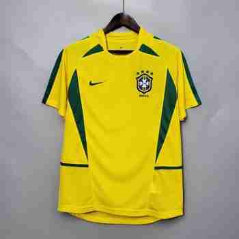 Thailandia Maglia Calcio Brasile Retro Prima 2002