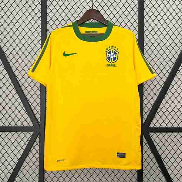 Tailandia Camiseta Brasil 1ª Retro 2010 Thailandia Maglia Calcio Brasile Retro Prima 2010
