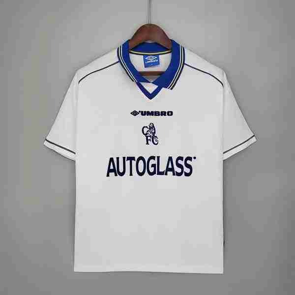 Thailandia Maglia Calcio Chelsea Retro Away 1998 2000 Thailandia Maglia Calcio Chelsea Retro Away 1998 2000