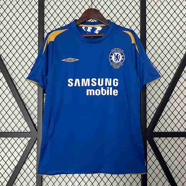 Tailandia Camiseta Chelsea 1ª Retro 2005 2006 Thailandia Maglia Calcio Chelsea Retro Prima 2005 2006
