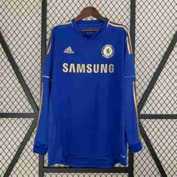 Thailandia Maglia Calcio Chelsea Retro Prima Manica Lunga 2012 2013