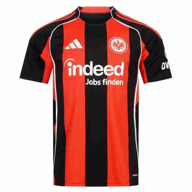 Tailandia Camiseta Eintracht Frankfurt 1ª 2025-2026 Thailandia Maglia Calcio Eintracht Frankfurt Prima 2025 2026