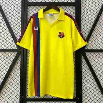 Thailandia Maglia Calcio FC Barcellona Retro Away 1982 1984